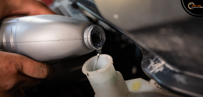 Car Brake fluid top-up